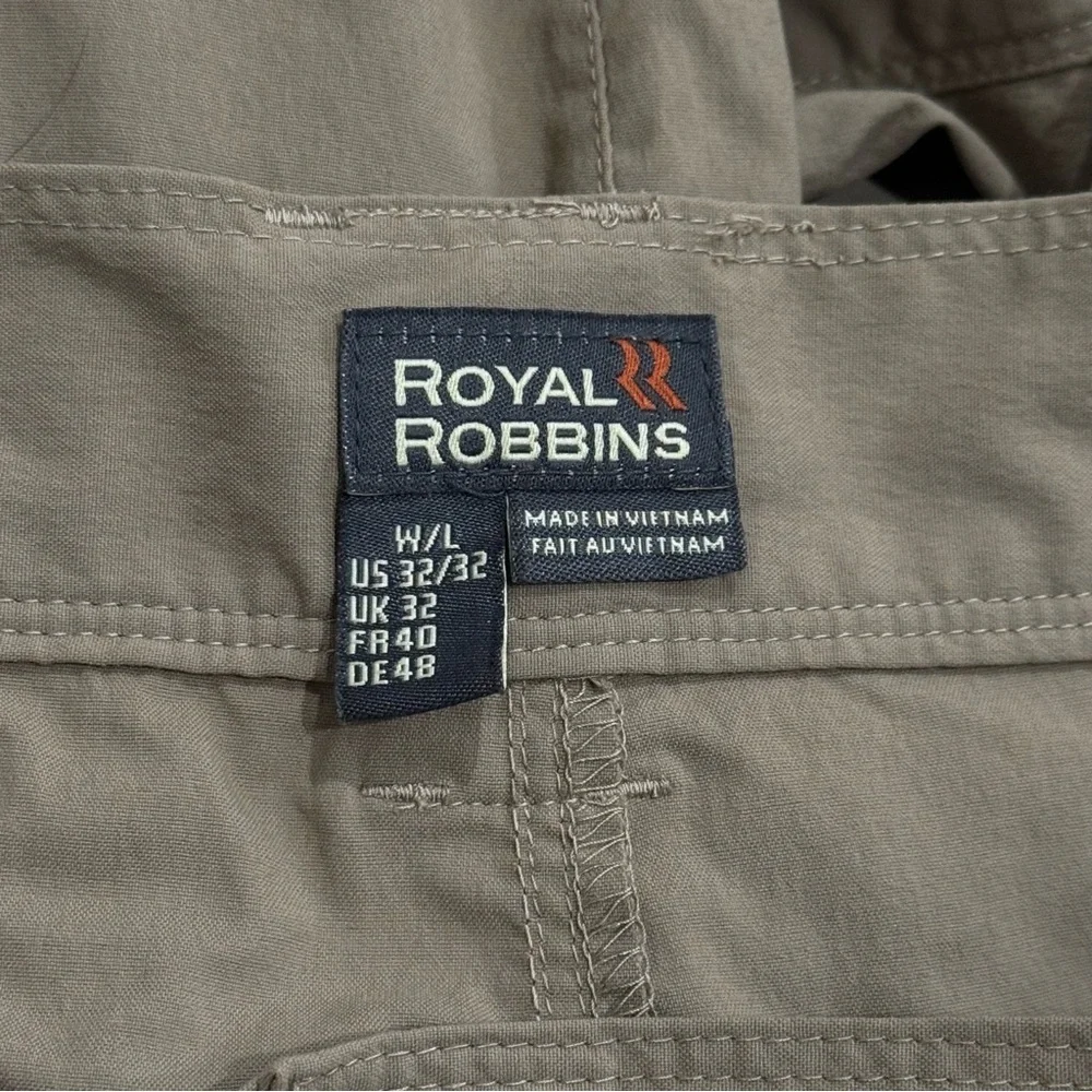 Royal Robbins Tan Outdoor Hiking Utility Pants Men’s Size‎ 32x32